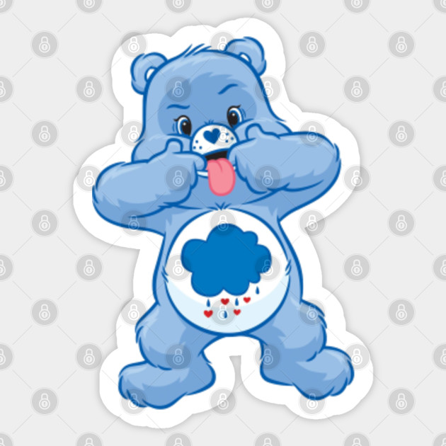 Tongue Care Bear - Care Bears - Sticker | TeePublic